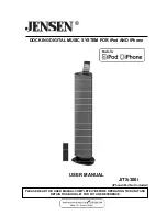 Preview for 1 page of Jensen JiTS-300i User Manual