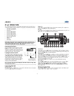 Предварительный просмотр 11 страницы Jensen JMS2012 Installation And Operation Manual