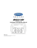 Jensen JMS2214BT Installation And Operation Manual preview