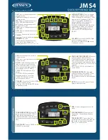 Jensen JMS4 Quick Reference Manual preview