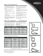 Preview for 2 page of Jensen JPW410 Installation And Owner'S Manual