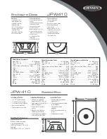 Предварительный просмотр 3 страницы Jensen JPW410 Installation And Owner'S Manual