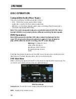 Preview for 28 page of Jensen JRV9000 Operation Manual