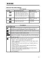 Preview for 33 page of Jensen JRV9000 Operation Manual