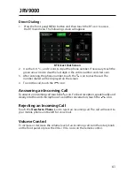 Preview for 61 page of Jensen JRV9000 Operation Manual
