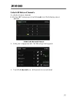 Preview for 77 page of Jensen JRV9000 Operation Manual