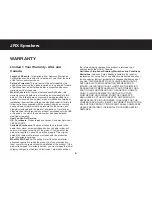 Preview for 8 page of Jensen JRX235 Installation Manual