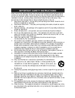 Предварительный просмотр 3 страницы Jensen JSB-200 User Manual