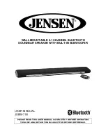 Preview for 1 page of Jensen JSBW-750 User Manual