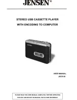 Предварительный просмотр 1 страницы Jensen JSCR-50 User Manual