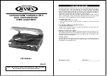 Предварительный просмотр 1 страницы Jensen JTA-222 User Manual