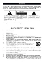 Preview for 2 page of Jensen JTA-245 User Manual