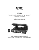 Preview for 1 page of Jensen JTA-450 Instruction Manual