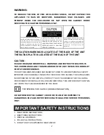 Предварительный просмотр 3 страницы Jensen JTA-980C User Manual