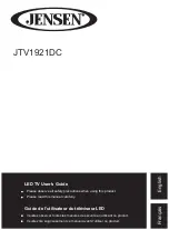 Jensen JTV1921DC User Manual preview