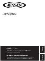 Preview for 1 page of Jensen JTV2421DC User Manual