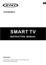 Jensen JTV2423DCS Instruction Manual preview