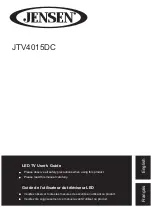 Jensen JTV4015DC User Manual preview