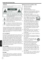 Предварительный просмотр 3 страницы Jensen JTV4015DC User Manual