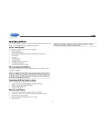 Preview for 5 page of Jensen JWM6A Installation And Operation Manual