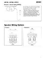 Предварительный просмотр 7 страницы Jensen JXP340 Installation And Operation Manual