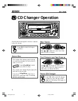 Предварительный просмотр 12 страницы Jensen KDC 9520 Operation Manual