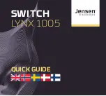 Jensen LYNX 1005 Quick Manual preview