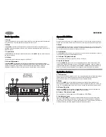 Предварительный просмотр 6 страницы Jensen MCD4030 Owner'S Manual