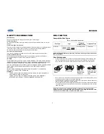 Preview for 2 page of Jensen MCD5090 Installation And Operation Manual