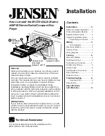 Preview for 10 page of Jensen MCD9424JA Operation Manual