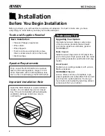 Preview for 11 page of Jensen MCD9424JA Operation Manual