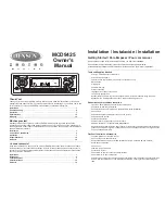 Jensen MCD9425 - Radio / CD Player Owner'S Manual предпросмотр