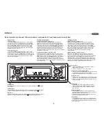 Preview for 8 page of Jensen MCD9425 - Radio / CD Player Owner'S Manual