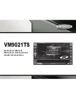 Предварительный просмотр 1 страницы Jensen Mobile Multimedia AM/FM/DVD Receiver VM9021TS Instruction Manual