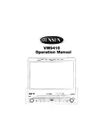 Предварительный просмотр 1 страницы Jensen Mobile Multimedia AM/FM/DVD Receiver VM9410 Operation Manual