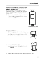 Предварительный просмотр 19 страницы Jensen MP1514BT Owner'S Manual