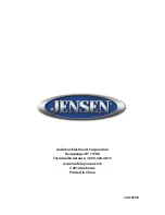 Preview for 40 page of Jensen MP1516 Owner'S Manual