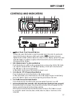 Preview for 17 page of Jensen MP1516BT Owner'S Manual