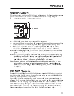 Preview for 35 page of Jensen MP1516BT Owner'S Manual