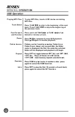 Preview for 10 page of Jensen MPQ914 Installation & Owner'S Manual