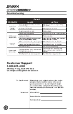 Preview for 16 page of Jensen MPQ914 Installation & Owner'S Manual