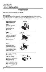 Предварительный просмотр 2 страницы Jensen MPR319 Installation & Owner'S Manual