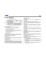 Предварительный просмотр 11 страницы Jensen MS2A Installation And Operation Manual