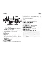 Preview for 9 page of Jensen MSR2010 Installation And Operation Manual