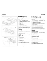 Preview for 2 page of Jensen MSR4500 Owner'S Manual