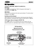 Предварительный просмотр 18 страницы Jensen MWR21 Installation And Operation Manual