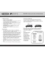 Предварительный просмотр 3 страницы Jensen NAV102 Installation Manual