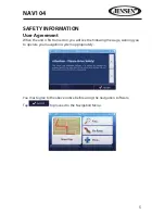 Предварительный просмотр 5 страницы Jensen NAV104 Operating Instructions Manual