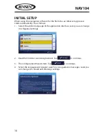Preview for 16 page of Jensen NAV104 Operating Instructions Manual