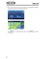 Предварительный просмотр 84 страницы Jensen NAV104 Operating Instructions Manual